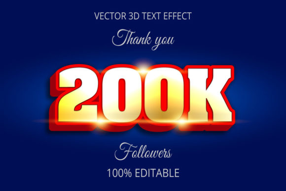 200K 3D Text Effect Creative Design: Elevating Visual Communication in a Digital-First World