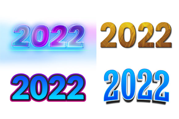 2022 Font Effect: Elevate Your Designs with Stylish 3D Typography