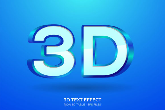 3D Editable Text Effect Design