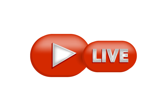 3d Live Stream Icon Design Vector for Modern Branding
