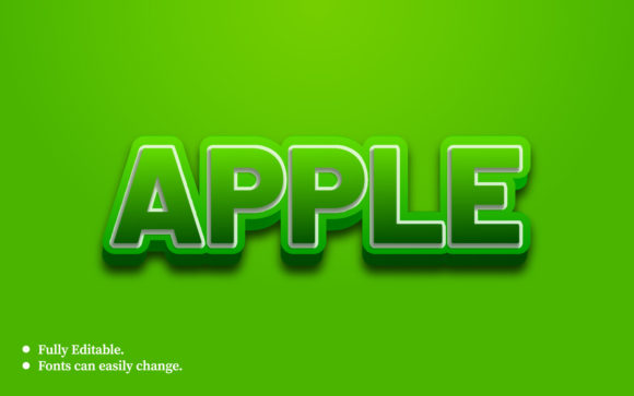 Apple 3D Text Banner Template Design: Avoiding Pitfalls for Professional Results