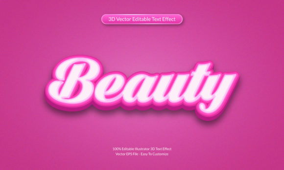 Beauty 3D Editable Text Effect Design: A Comprehensive Guide