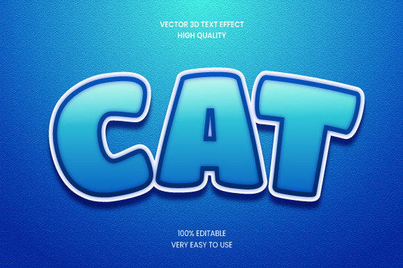 Cat 3d Text Effect Mockup Graphic: Elevating Your Visual Projects with Precision