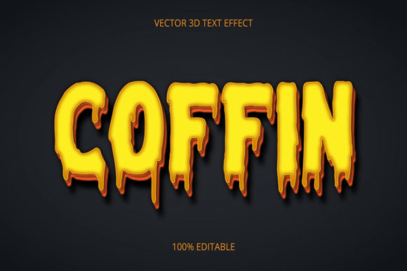 Coffin 3D Text Effect Creative Design: A Bold Shift in Visual Storytelling