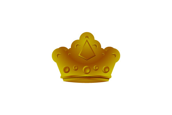 Elevate Your Visual Projects with a 3D Realistic Golden Crown Design Vector