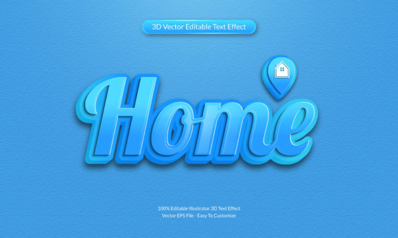 Home 3D Editable Text Effect Design: Transforming Your Visual Projects