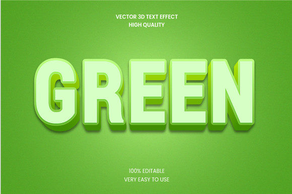 Transforming Digital and Print Media with the Green 3d Text Effect Mockup Graphic