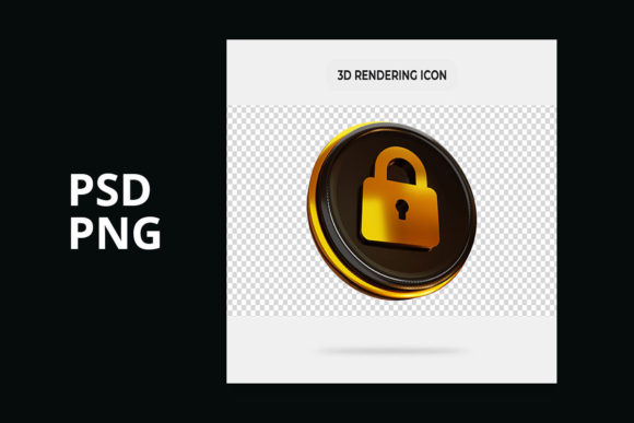 Unlocking Visual Potential with 3D Lock Icon Creative Design